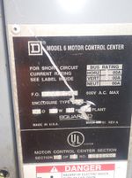 Square D Motor Control Center