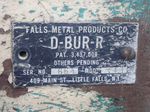 Falls Metal Prodcuts Co Deburring Machine