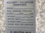 Milton Roy Pulsation Dampener