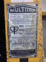 Multiton Pallet Jack