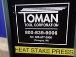 Toman Tool Corp Toman Tool Corp Heat Stake Press