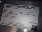 Berner International Corp Air Curtain