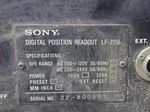 Sony Digital Postion Readout