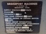 Bridgeport Vertical Milling Machine