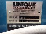 Unique Machine  Tools Coping Machine