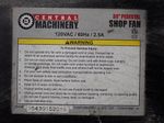 Central Machinery Pedestal Fan