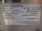 Mettlertoledo Hispeed Check Weigher