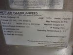 Mettlertoledo Hispeed Check Weigher