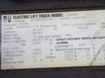 Hyster Electric Forklift W Slip Sheet