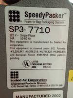 Sealed Air Corporation Speedy Packer