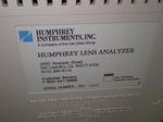 Carl Zeisshumphrey Instruments Lens Analyzer