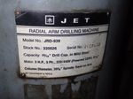 Jet  Radial Arm Drill 
