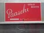 Paasche Spray Booth