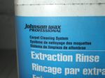 Johnson Wax  Carpet Extraction Rinse 