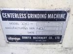 Ohmiya Centerless Grinder