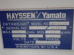 Hayssen Yamato  Data Weigh Combantion Scale