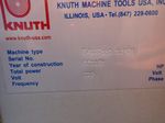 Knuth Knuth Basic 180 Super Gap Bed Lathe