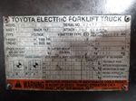 Toyota Toyota 8fbcu30 Electric Forklift