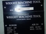 Wright Machine Tools Side Grinder