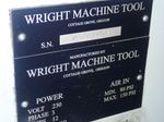 Wright Machine Tools Side Grinder