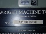 Wright Machine Tools Side Grinder