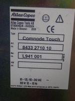 Atlas Copco Comnode Touch Panel