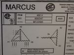 Marcus Marcus Mt225b5 Transformer 225 Kva