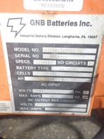 Gnb Batteries Battery Charger