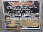 Black  Decker Bench Grinder