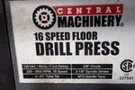 Central Machinery 16 Speed Drill Press 