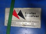 Morehouse Industriescowles Dissolver Mixer