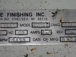 Abrasive Finishing Inc Burr Bench Abrasive Machine