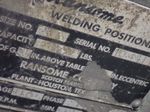 Ransome Welding Positioner
