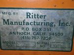 Ritter Mfg 9 Spindle Boring Machine