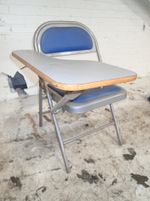  Folding Chair Wcollapsible Desk Attachment