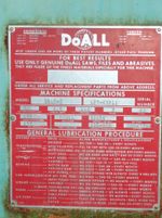 Doall Vertical Band Saw