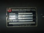 Warner  Swasey Pecision Motor