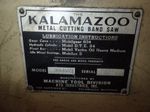 Kalamazoo Metal Cutting Bandsaw