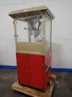 Gold Metal Products Antique Popcorn Machine