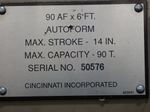 Cincinnati Cincinnati Autoform Cnc Press Brake