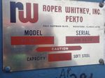 Roper Whitney Pexto Adjustable Ram Press