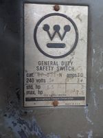 Westinghouse Fusible Disconnect