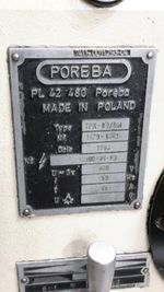 Poreba Poreba Tpk805m Gap Bed Engine Lathe