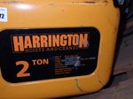 Harrington Harrington 2 Ton Hoist  Trolley
