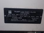 Trumpf Trumpf Trudisk 4002 Laser Welder Power Source
