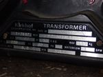 Kirkhof Welding Transformer