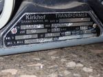 Kirkhof Welding Transformer