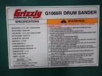 Grizzly Drum Sander