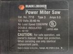 Black And Decker Power Miter Saw