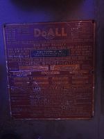 Doall Vertical Band Saw